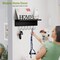 Key Holder Wall Mount-Key Rack with 6 Key Hangers,Key Holder for Wall Decor Can Hang Bags,Coats,Dog Leashes,etc.Key & Mail Organizer Wall Mounted are Suitable for Home Decor in Living room, Bedroom.